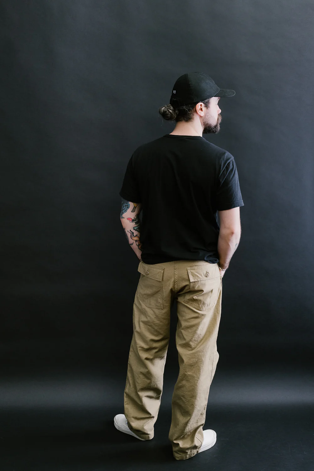 01-5002-40 - Fatigue Pants Reverse Sateen - Standard Fit - Khaki - Image 9
