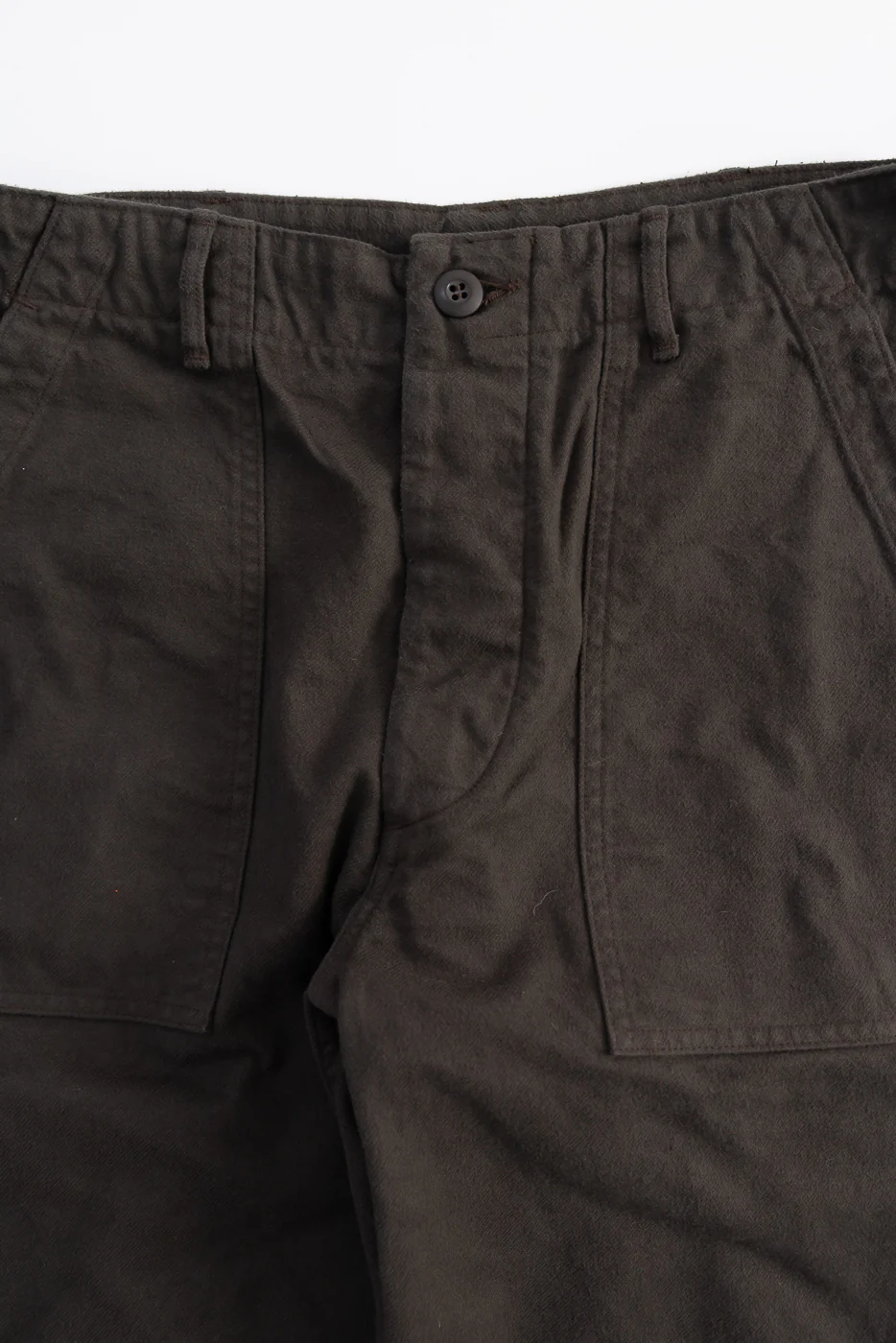 01-5002-52K - Fatigue Pants Brushed Flannel Standard Fit - Coffee Brown - Image 3