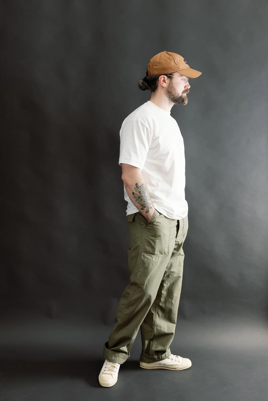 01-5002-76 - Fatigue Pants Ripstop - Standard Fit - Army Green - Image 9