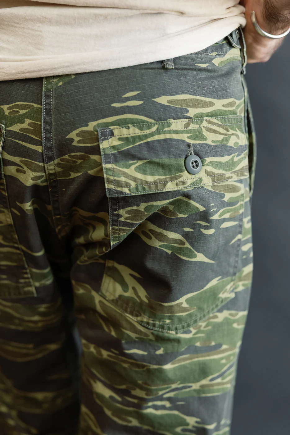 01-5002-TGC - Fatigue Pants Ripstop Standard Fit - Tiger Camo - Image 13