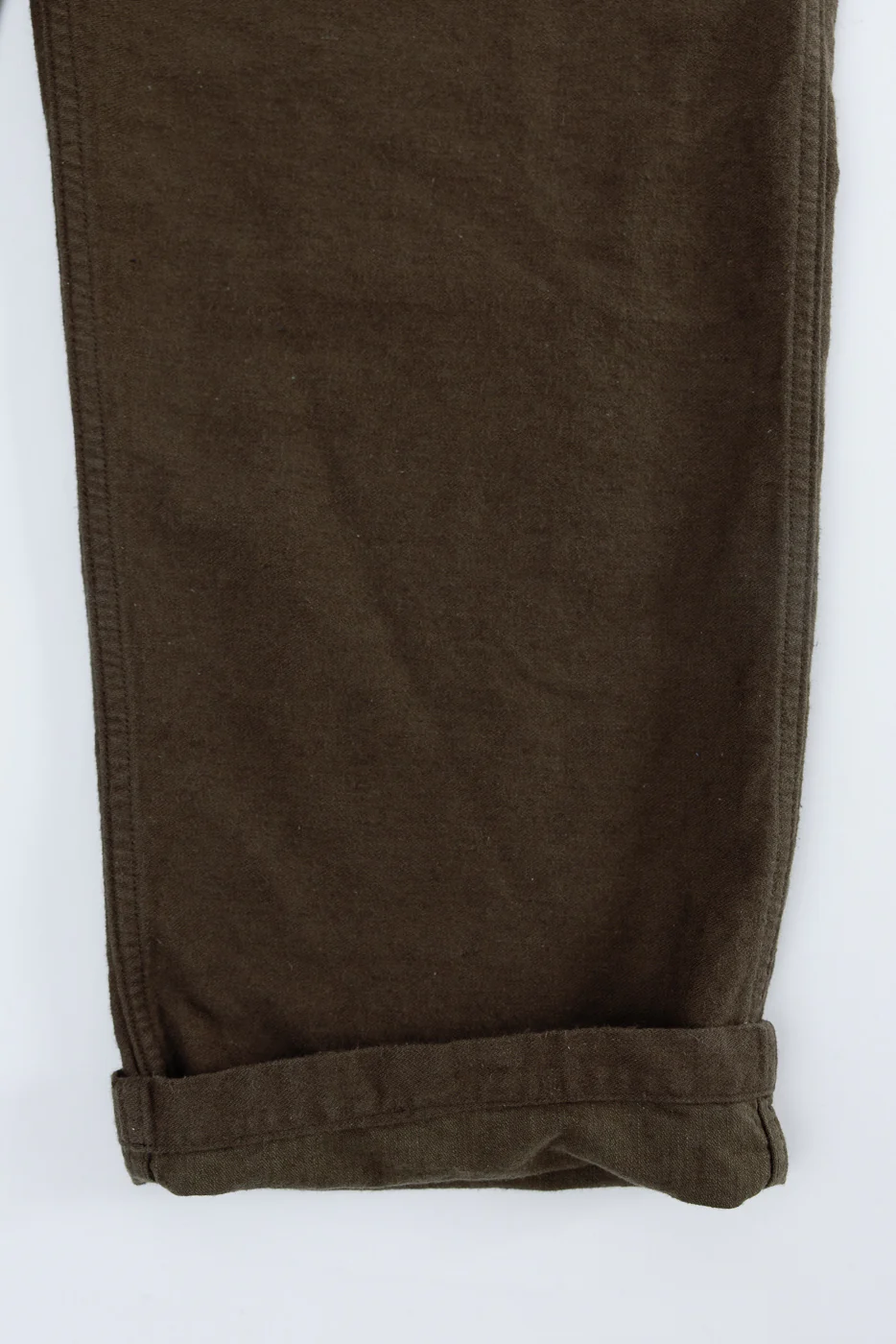 01-5104-52K - Fatigue Pants Cotton Linen Moleskin Relax Fit - Coffee Brown - Image 5