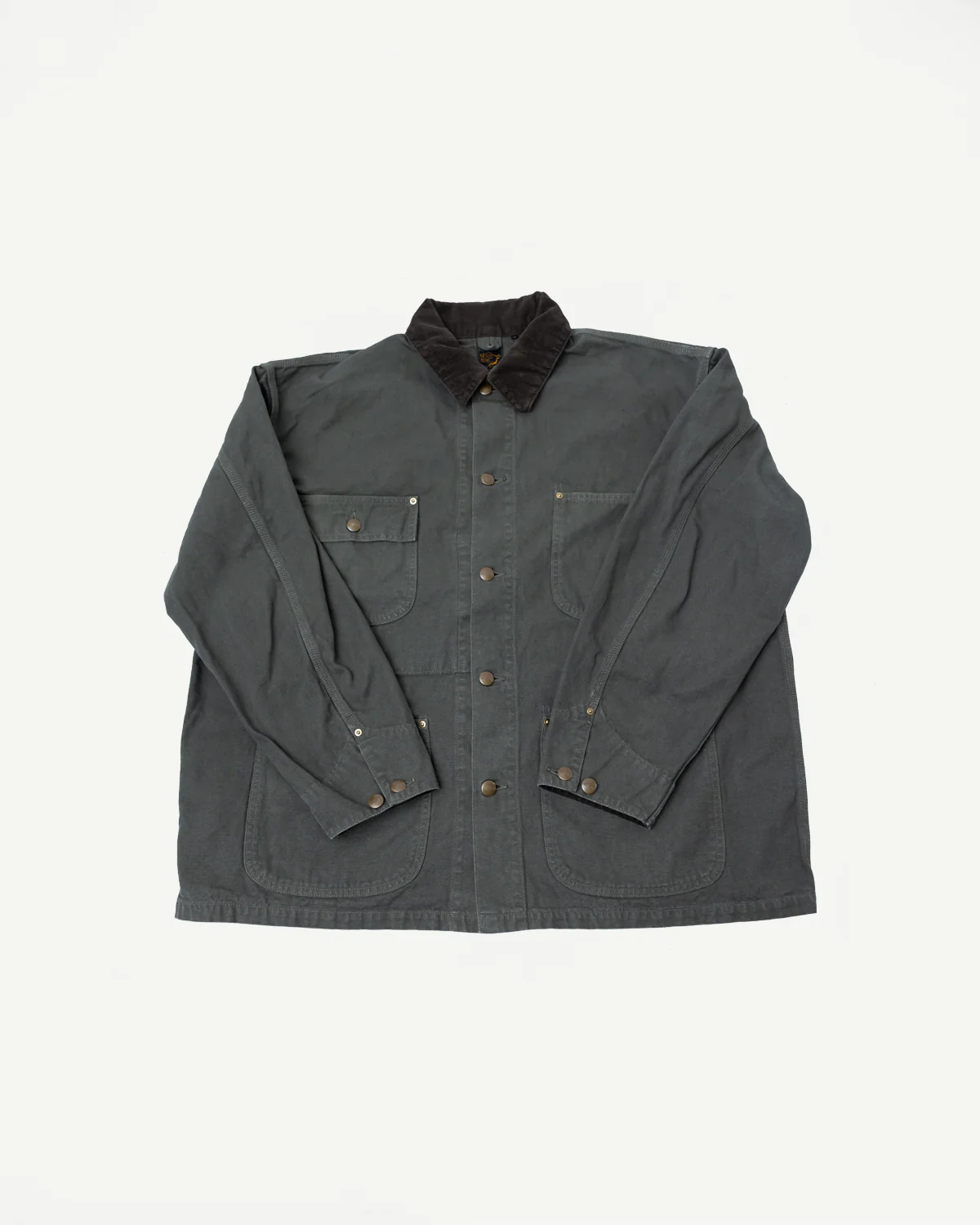 01-6034-76S - Relaxed Fit Coverall Jacket - Army Green