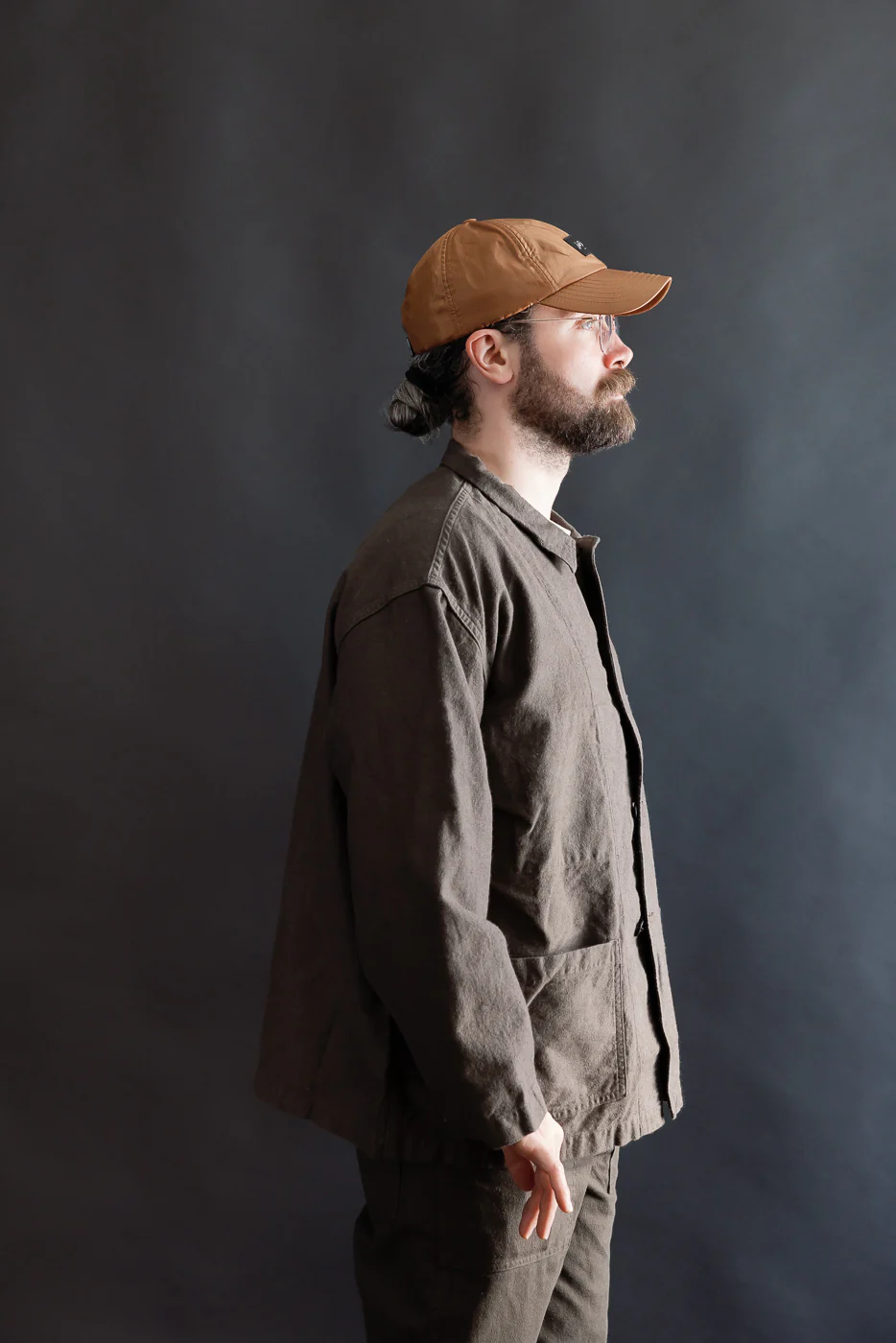 01-6061-60K - Moleskin Simple Work Jacket - Charcoal - Image 10