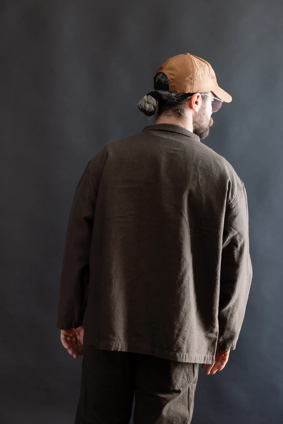 01-6061-60K - Moleskin Simple Work Jacket - Charcoal - Image 11