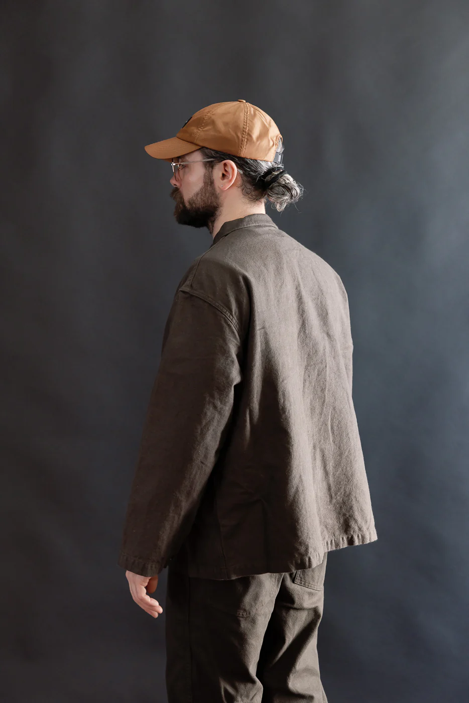 01-6061-60K - Moleskin Simple Work Jacket - Charcoal - Image 12