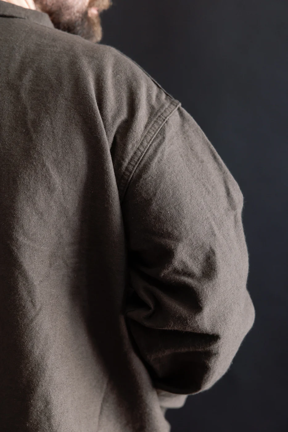 01-6061-60K - Moleskin Simple Work Jacket - Charcoal - Image 19