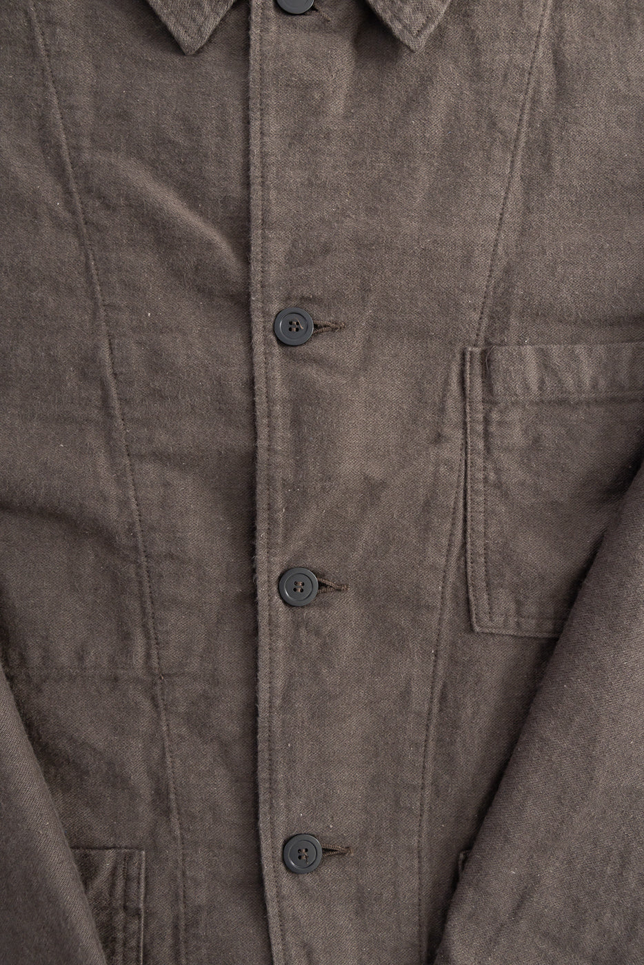 01-6061-60K - Moleskin Simple Work Jacket - Charcoal - Image 3