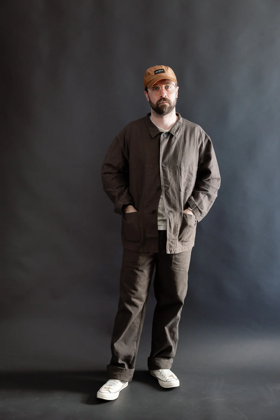 01-6061-60K - Moleskin Simple Work Jacket - Charcoal - Image 6