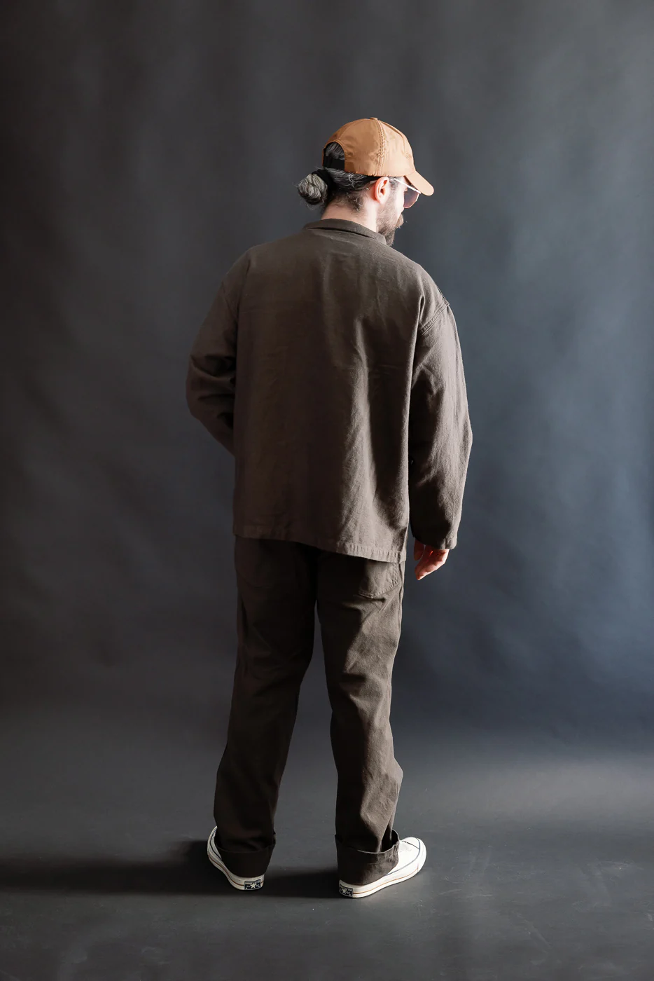 01-6061-60K - Moleskin Simple Work Jacket - Charcoal - Image 8