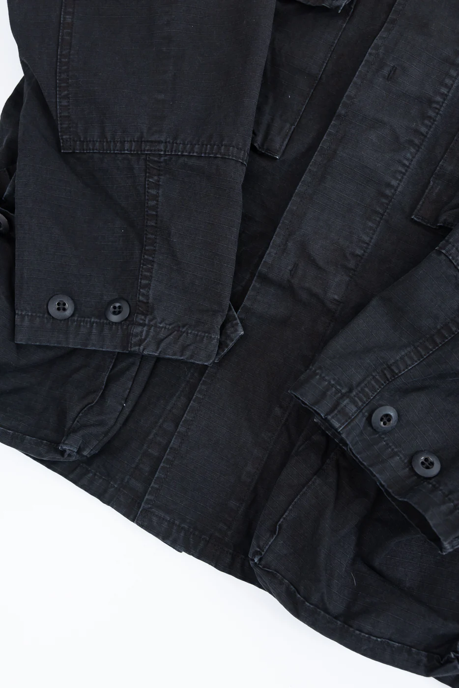 01-6110-61S - Ripstop BDU Jacket - Black Stone - Image 3