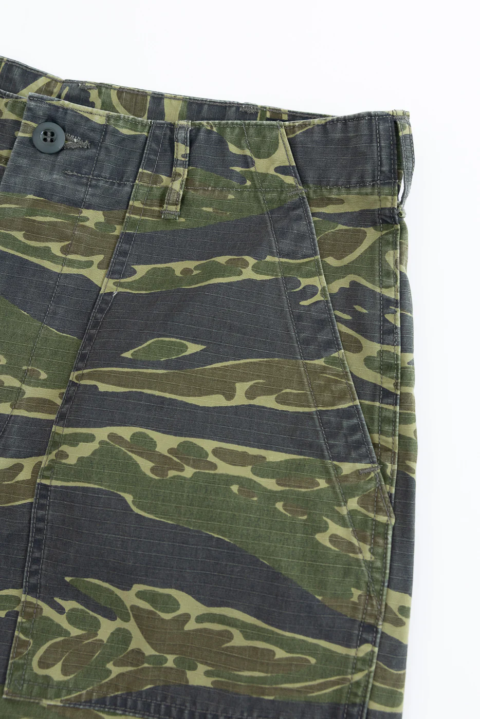 01-7002-TGC - Fatigue Ripstop Shorts - Tiger Camo - Image 4
