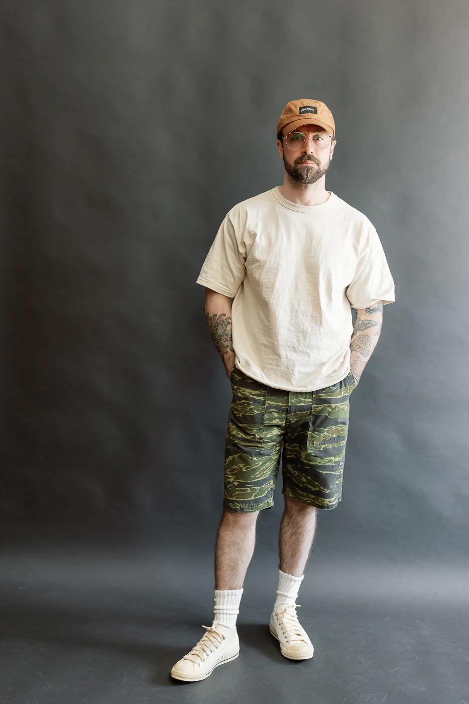 01-7002-TGC - Fatigue Ripstop Shorts - Tiger Camo - Image 7