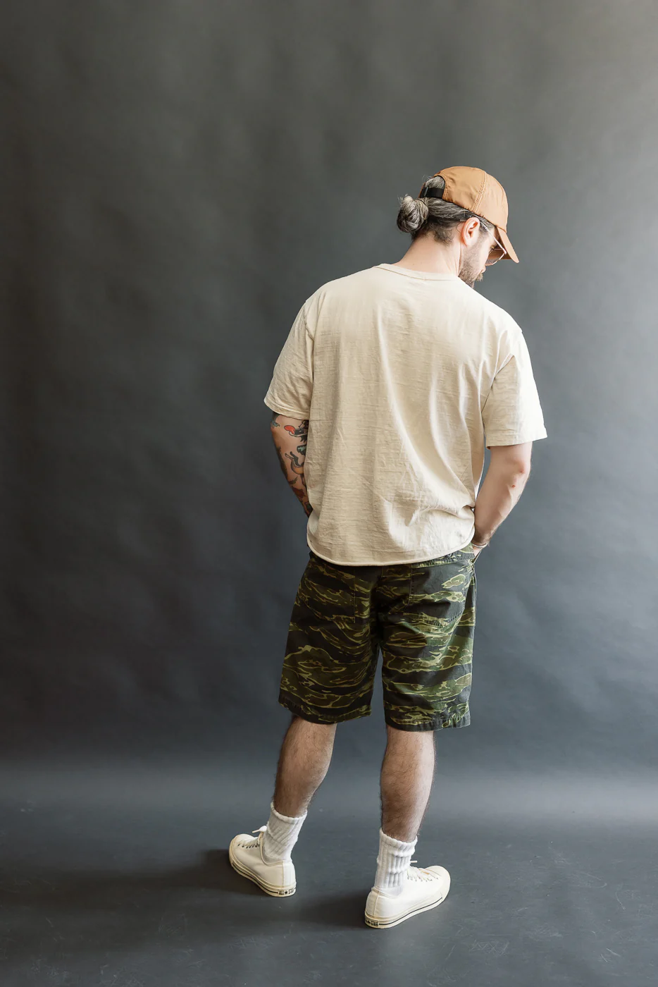 01-7002-TGC - Fatigue Ripstop Shorts - Tiger Camo - Image 9