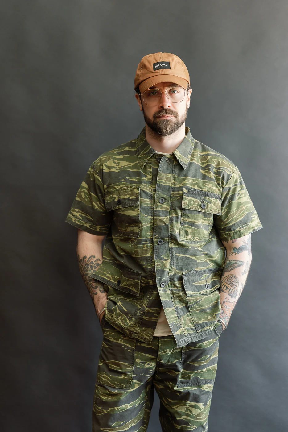 01-8046-TGC - Utility Short Sleeve Work Shirt Jacket - Tiger Camo - Image 10