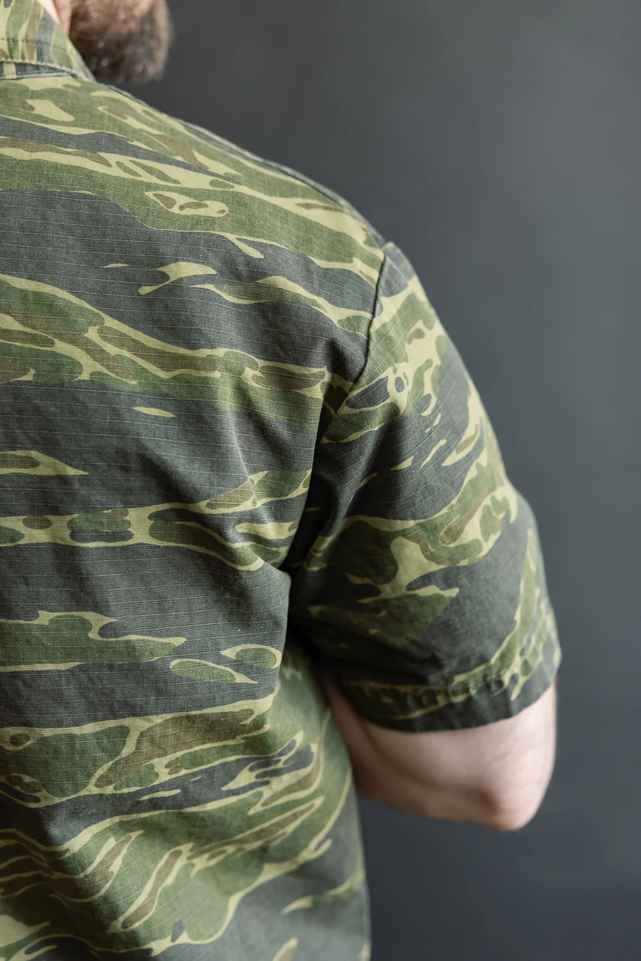 01-8046-TGC - Utility Short Sleeve Work Shirt Jacket - Tiger Camo - Image 19