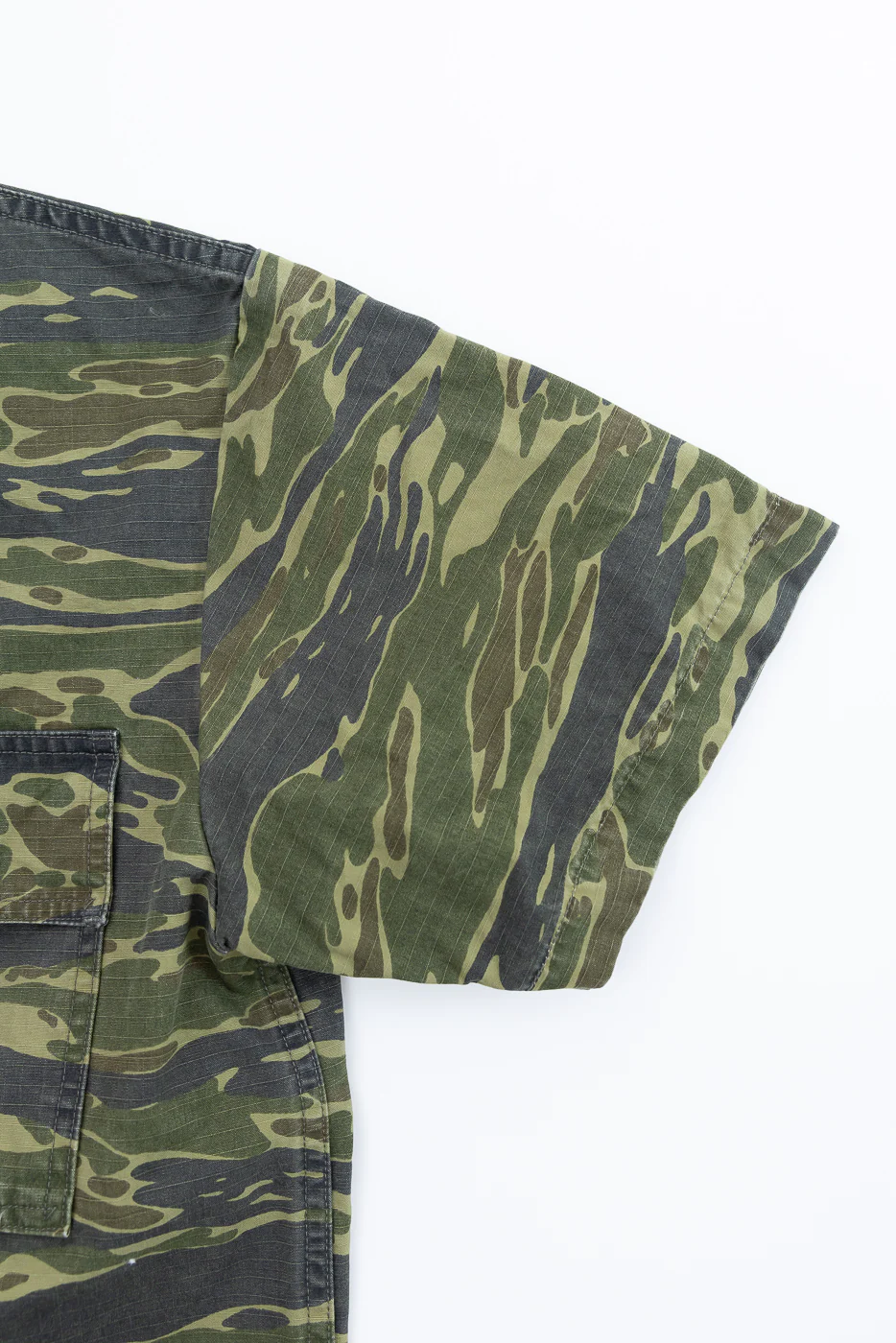 01-8046-TGC - Utility Short Sleeve Work Shirt Jacket - Tiger Camo - Image 4