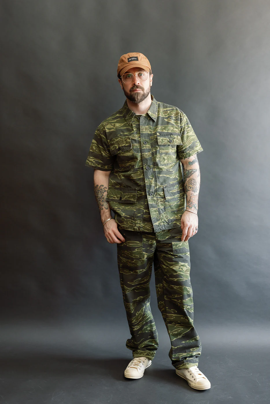 01-8046-TGC - Utility Short Sleeve Work Shirt Jacket - Tiger Camo - Image 7
