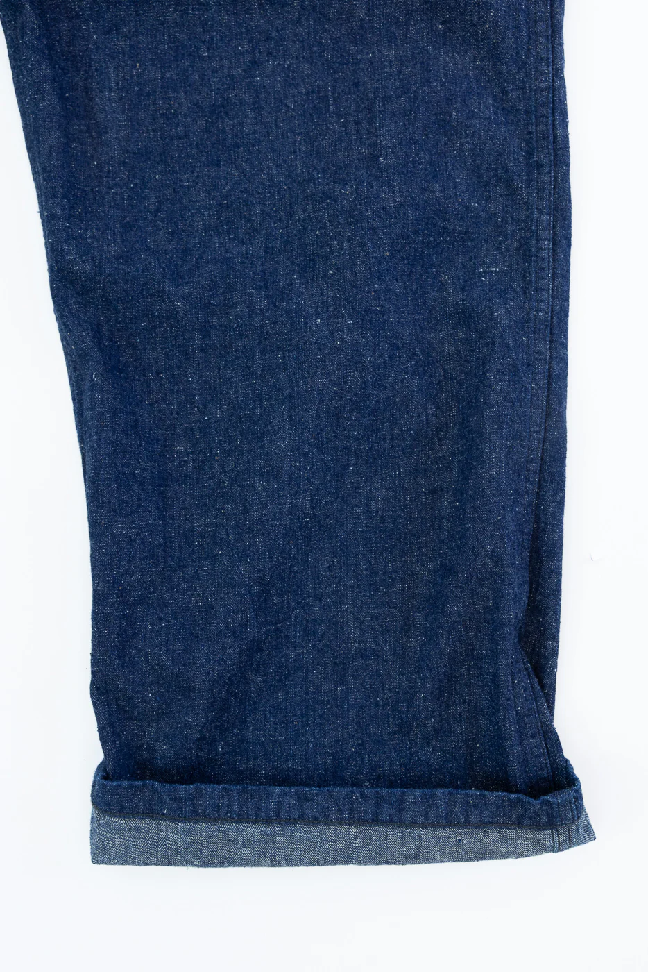 01-V5130-81K - US Navy Denim Wide Fit Selvedge Utility Pants - Indigo OW - Image 4