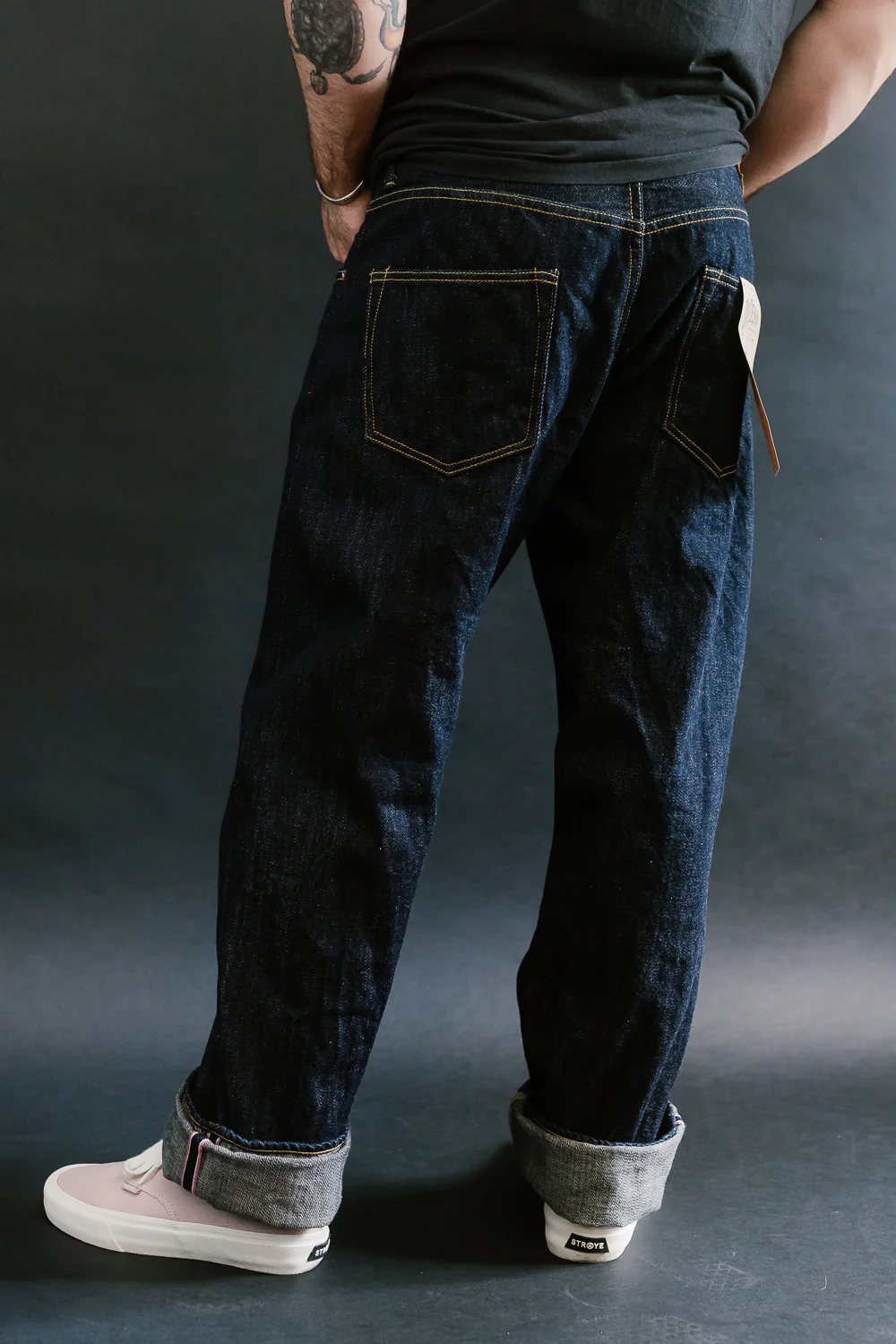 022-KIRAKU - 12oz "Natural Indigo" Selvedge Denim - Relax Straight Fit - Image 13