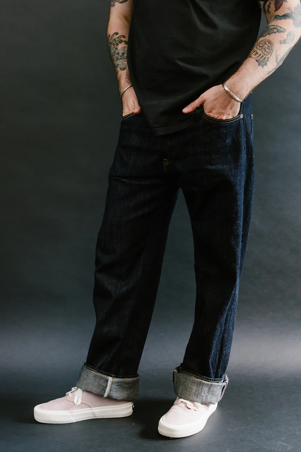 022-KIRAKU - 12oz "Natural Indigo" Selvedge Denim - Relax Straight Fit - Image 15