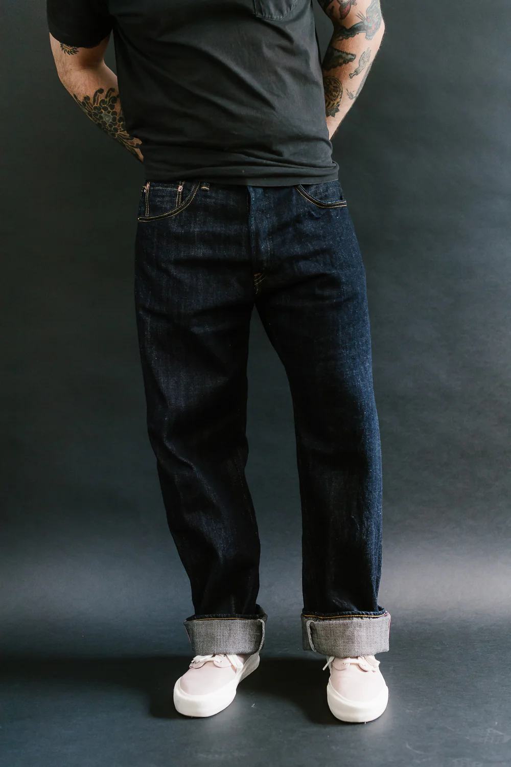 022-KIRAKU - 12oz "Natural Indigo" Selvedge Denim - Relax Straight Fit - Image 16
