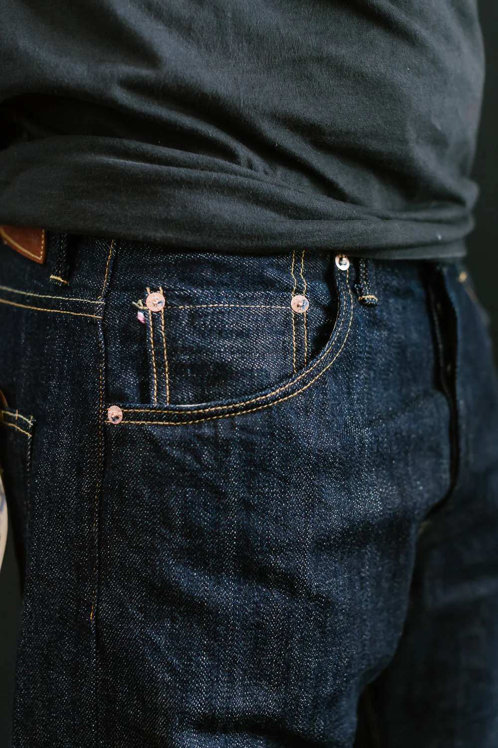 022-KIRAKU - 12oz "Natural Indigo" Selvedge Denim - Relax Straight Fit - Image 18