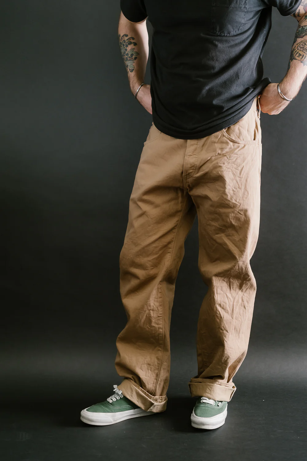 022-SCKB - 10oz "Khaki Beige" Selvedge Chino - Relax Straight - Image 19