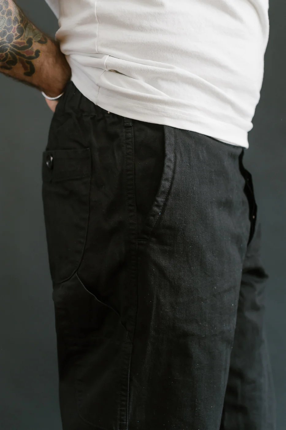 03-5000-61 - French Work Pant - Black - Image 18
