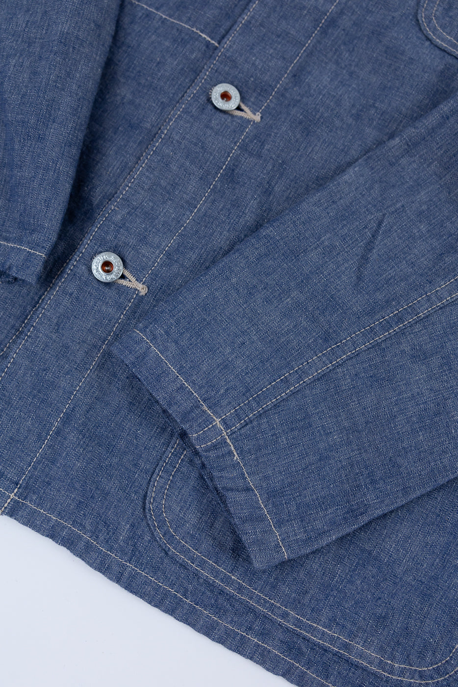 03500-HCSVG - 8oz "Selvedge Chambray" Denim Jacket - Coverall - Image 4