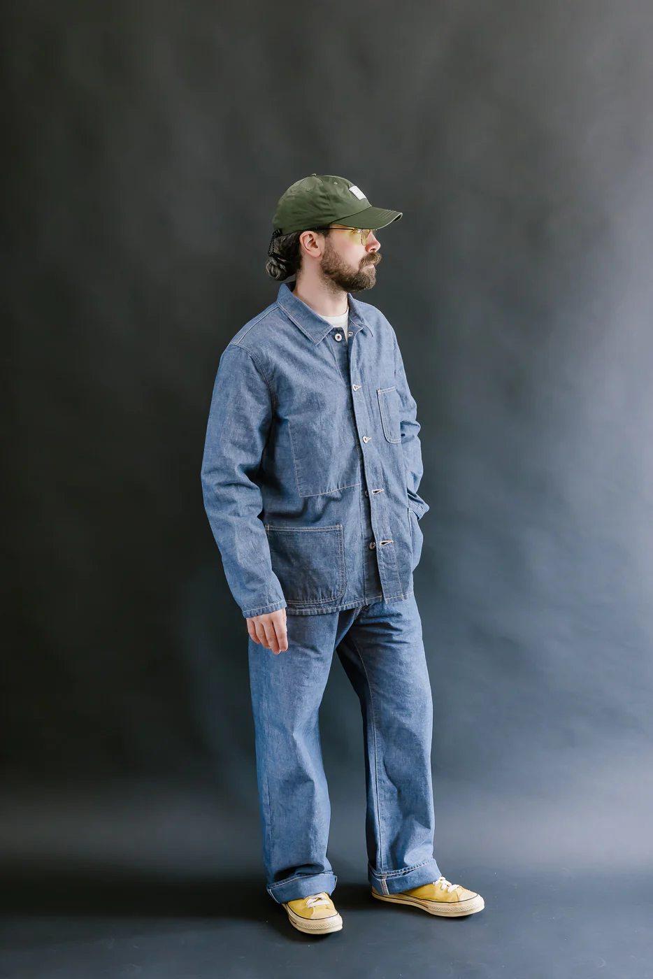 03500-HCSVG - 8oz "Selvedge Chambray" Denim Jacket - Coverall - Image 7