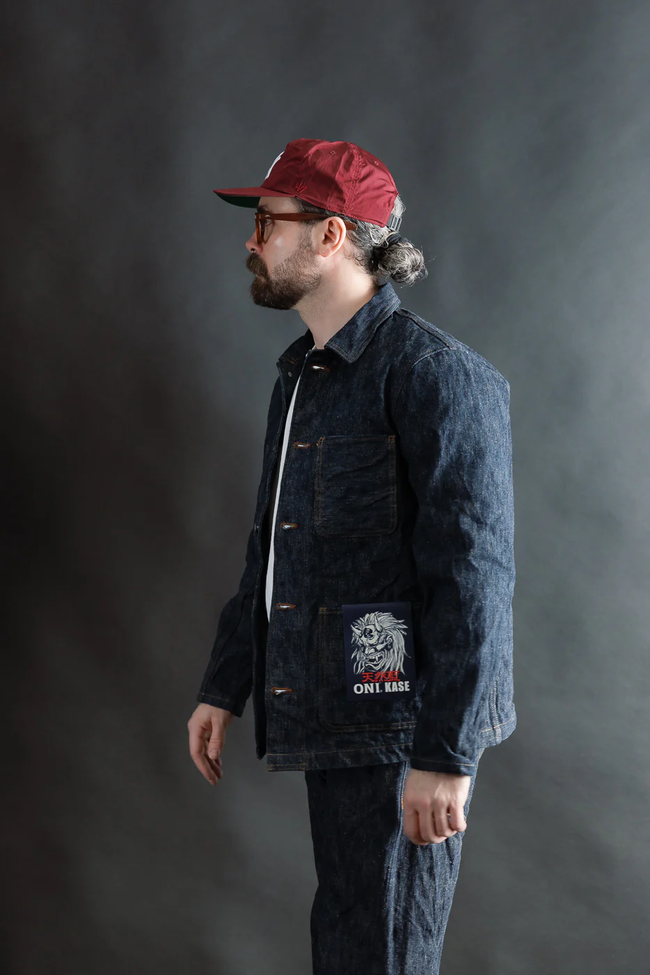 03502-鬼KASE - 16oz "Kase Denim" Selvedge Jacket - Coverall - Image 13