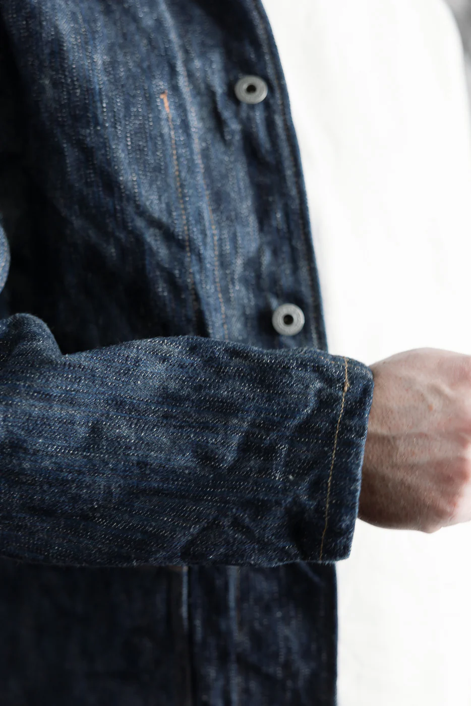 03502-鬼KASE - 16oz "Kase Denim" Selvedge Jacket - Coverall - Image 22
