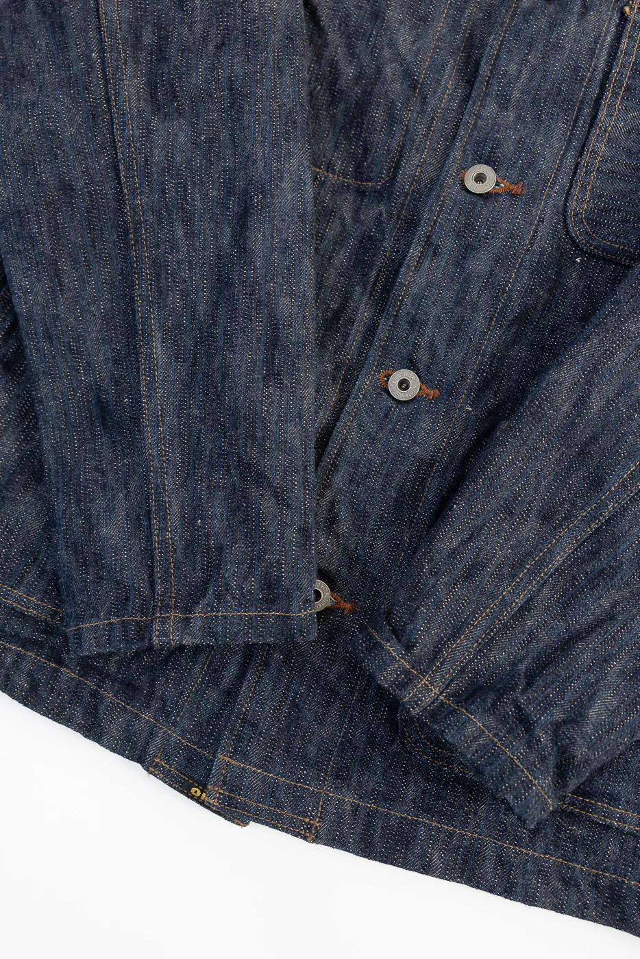 03502-鬼KASE - 16oz "Kase Denim" Selvedge Jacket - Coverall - Image 4