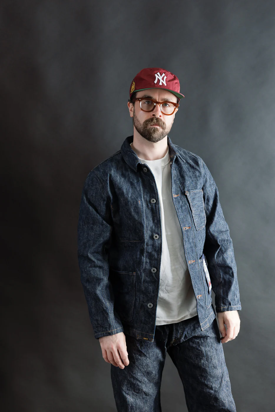 03502-鬼KASE - 16oz "Kase Denim" Selvedge Jacket - Coverall - Image 9