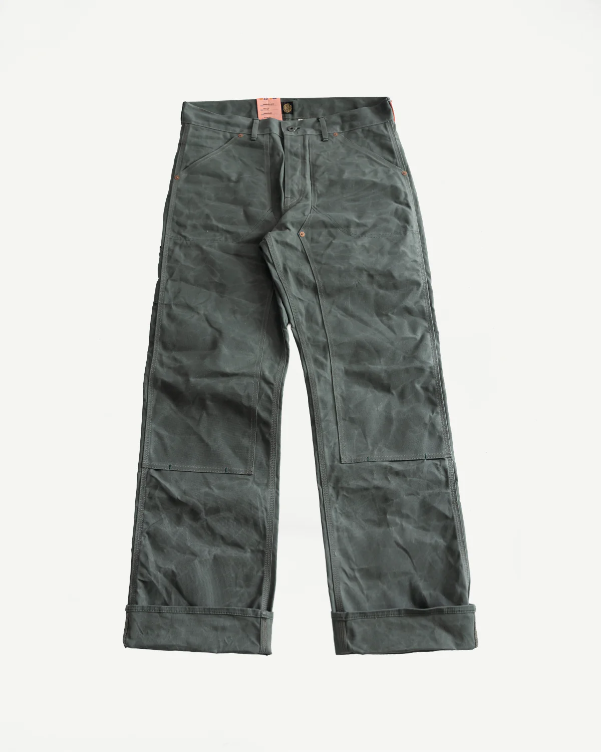10oz - Wendell STPF Coated Canvas Double Knee - Greyish