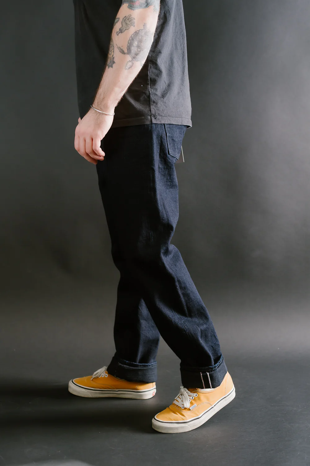 1103SRB - 15.5oz - Super Rough Selvedge Denim Clean Straight - Indigo, Black - Image 15