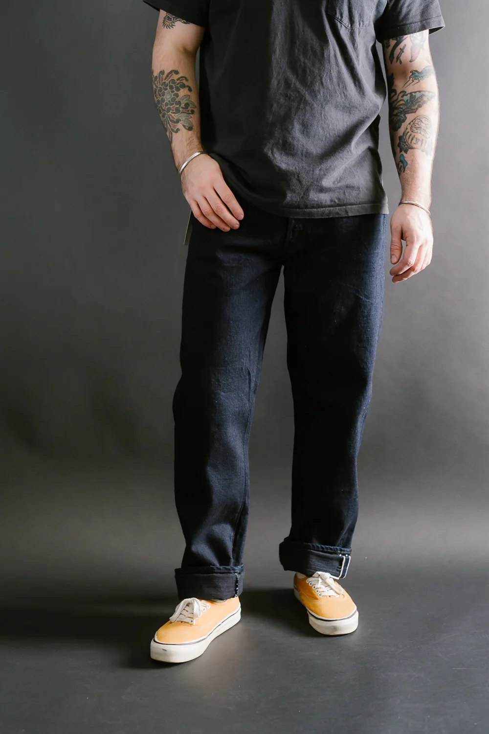 1103SRB - 15.5oz - Super Rough Selvedge Denim Clean Straight - Indigo, Black - Image 16