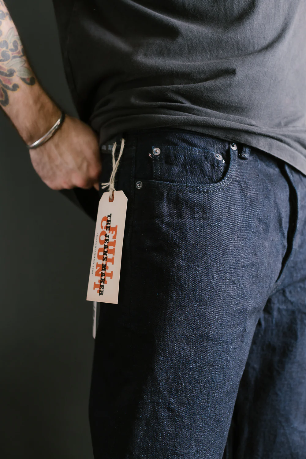 1103SRB - 15.5oz - Super Rough Selvedge Denim Clean Straight - Indigo, Black - Image 19