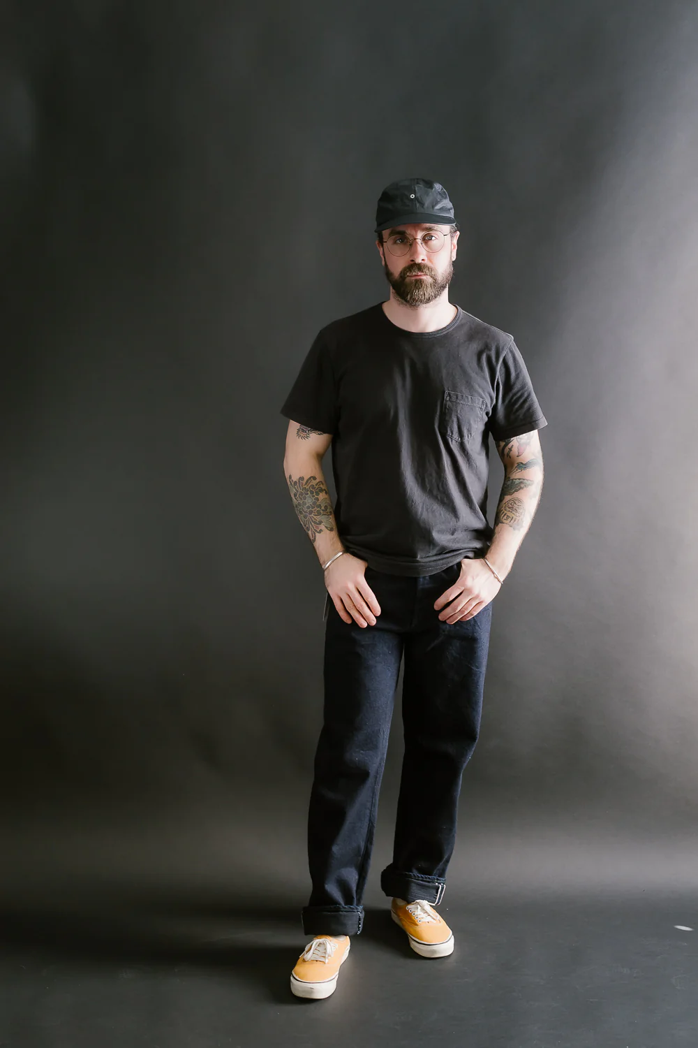 1103SRB - 15.5oz - Super Rough Selvedge Denim Clean Straight - Indigo, Black - Image 7