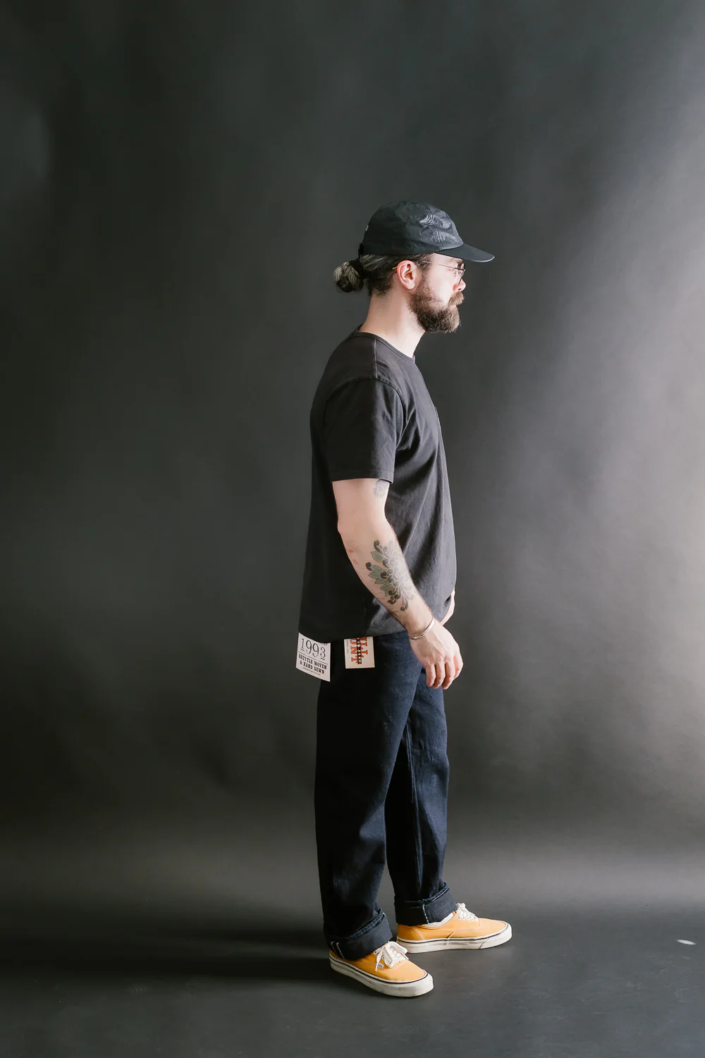 1103SRB - 15.5oz - Super Rough Selvedge Denim Clean Straight - Indigo, Black - Image 8