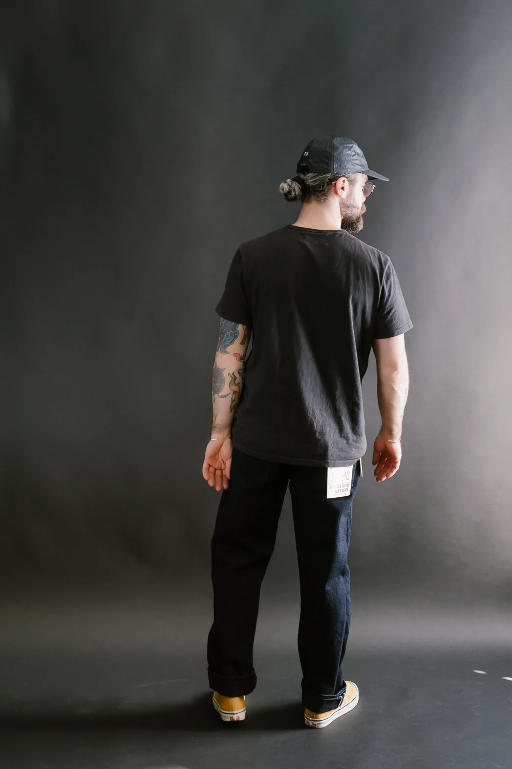 1103SRB - 15.5oz - Super Rough Selvedge Denim Clean Straight - Indigo, Black - Image 9