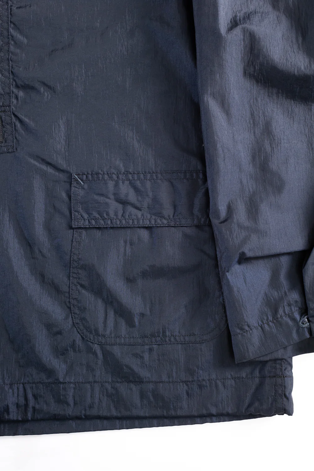 1105-CTN - NAVY Parka Crinkle Nylon Tafetta - Navy - Image 4