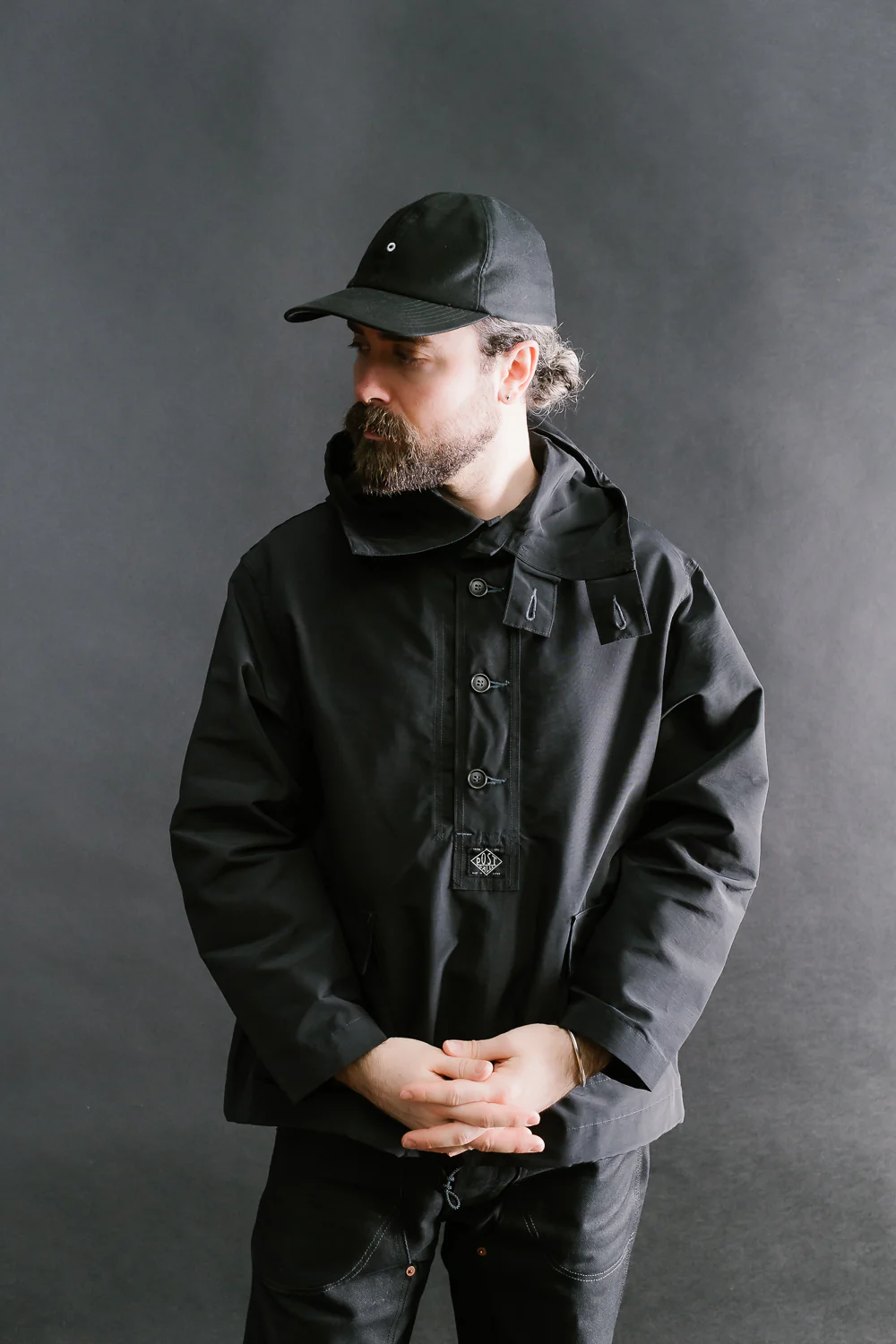 1105-SFB - NAVY Parka 60/40 - Black - Image 15