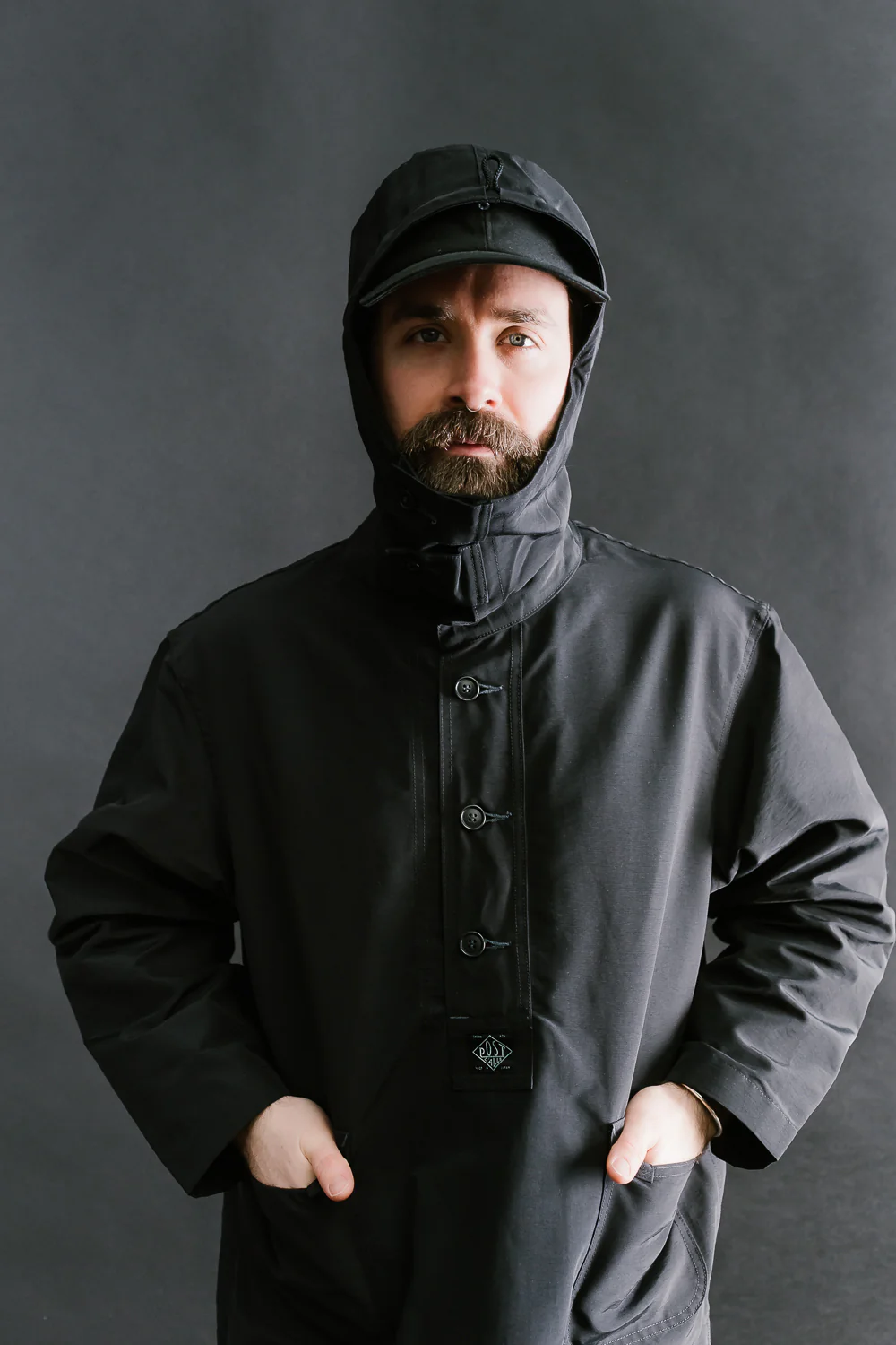 1105-SFB - NAVY Parka 60/40 - Black - Image 19