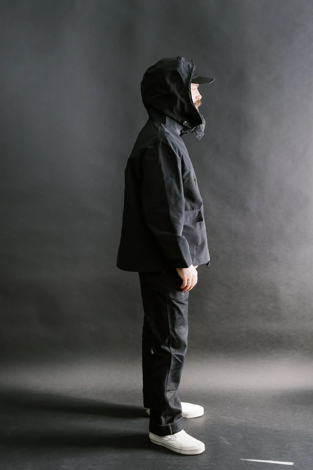 1105-SFB - NAVY Parka 60/40 - Black - Image 8