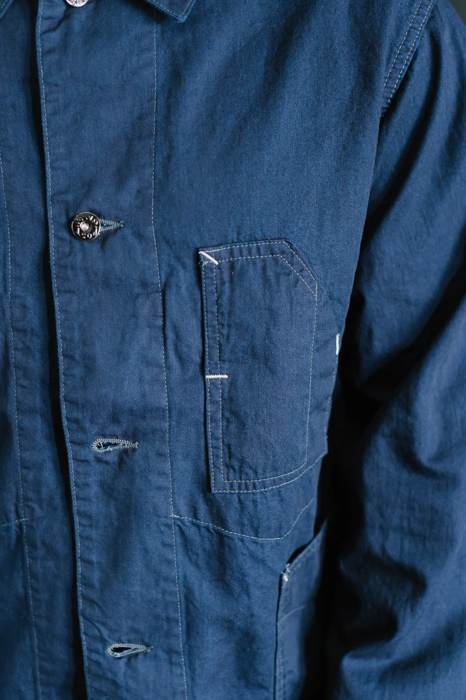 1111-VTI - De Luxe Railroader Vintage Twill - Indigo - Image 20