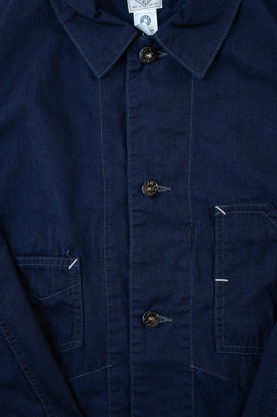 1111-VTI - De Luxe Railroader Vintage Twill - Indigo - Image 3