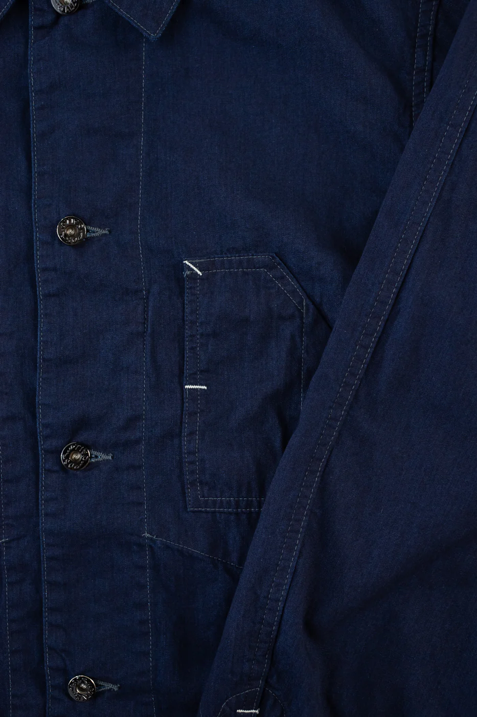 1111-VTI - De Luxe Railroader Vintage Twill - Indigo - Image 4