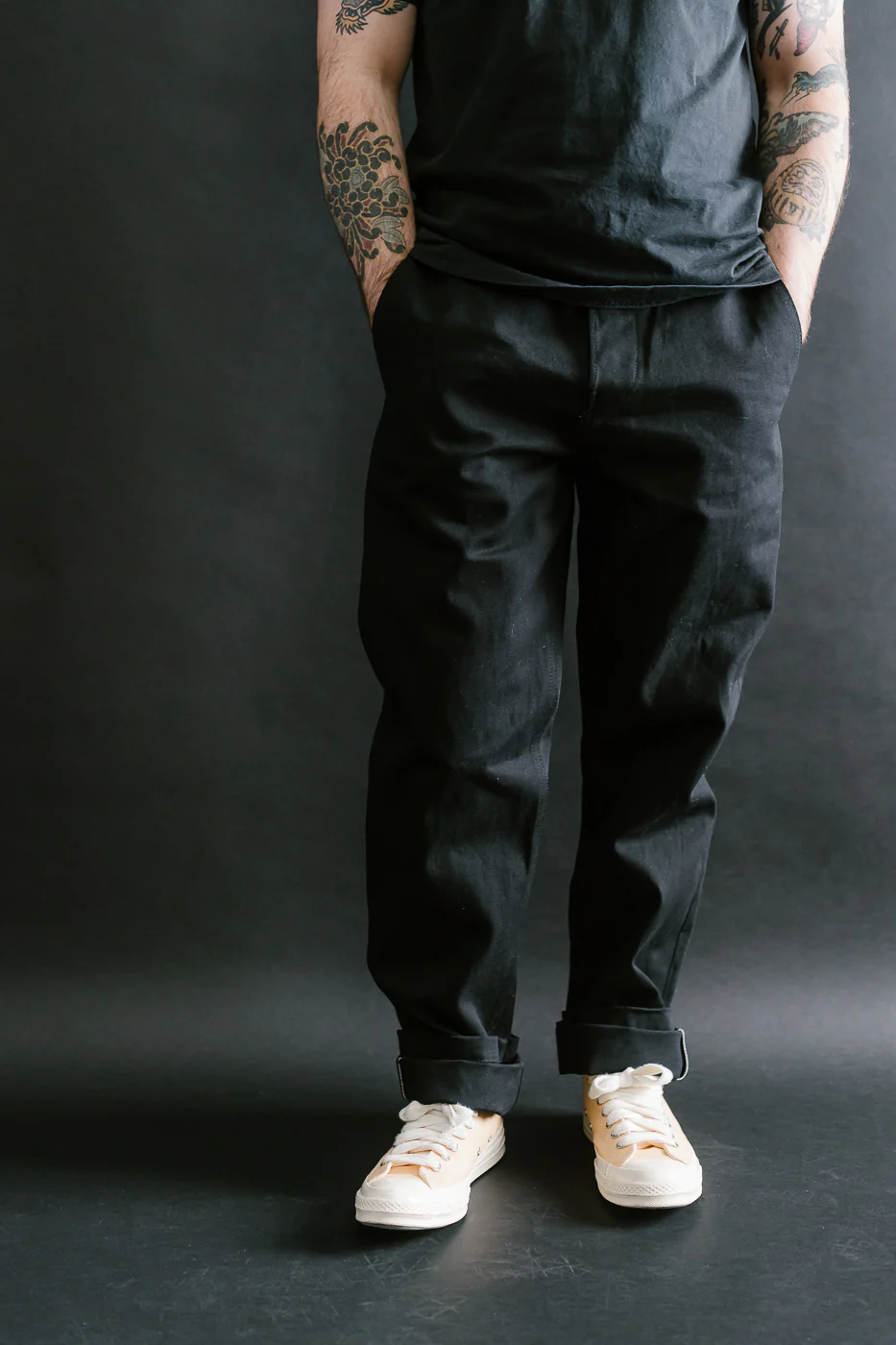 11oz Selvedge Officer Trouser High - Stealth - Image 10