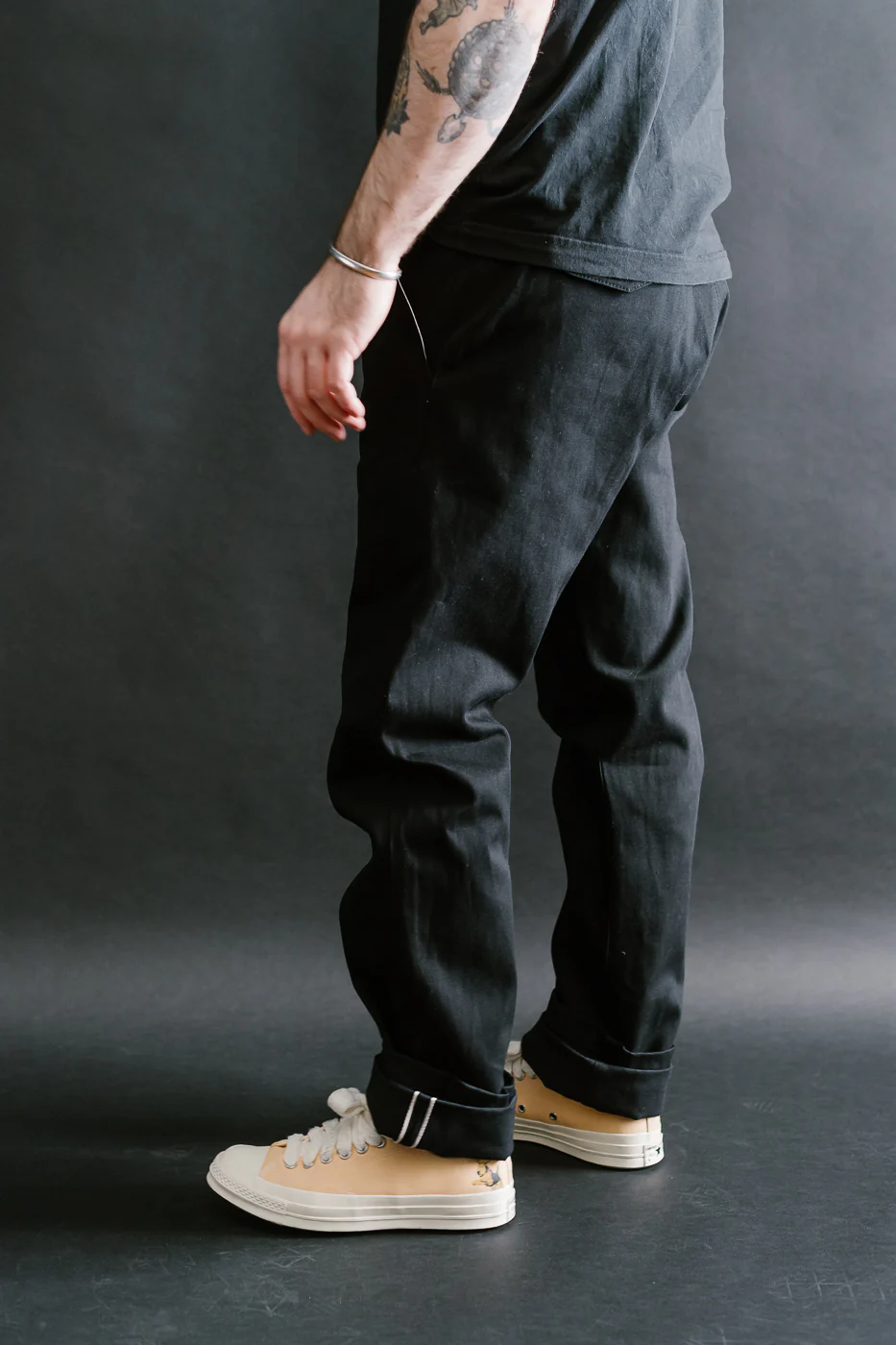 11oz Selvedge Officer Trouser High - Stealth - Image 14